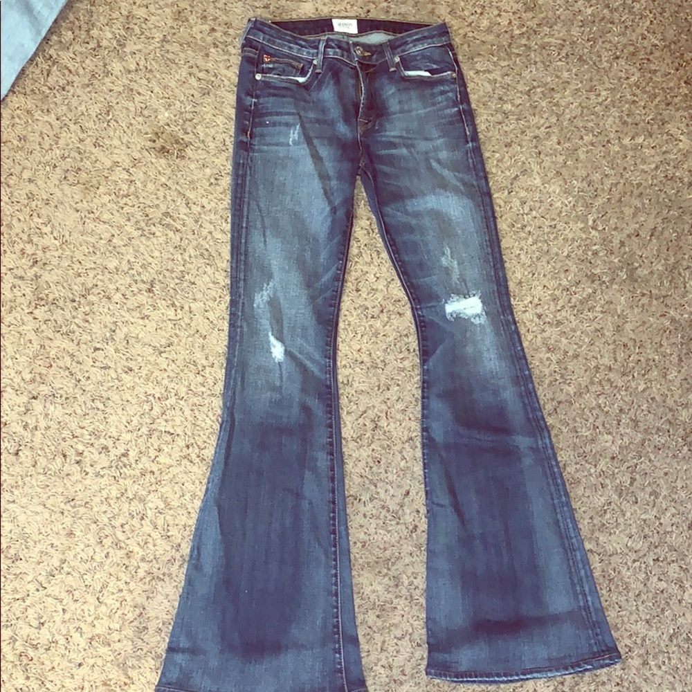 Hudson midrise Mia bell bottom flare denim jeans